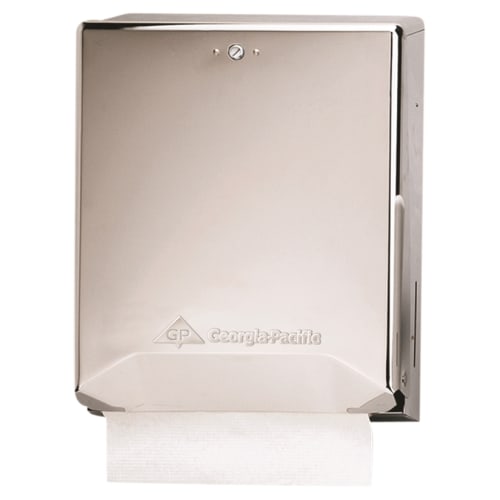 Georgia-Pacific Combination C-Fold/ Multifold Paper Towel Dispenser, Chrome